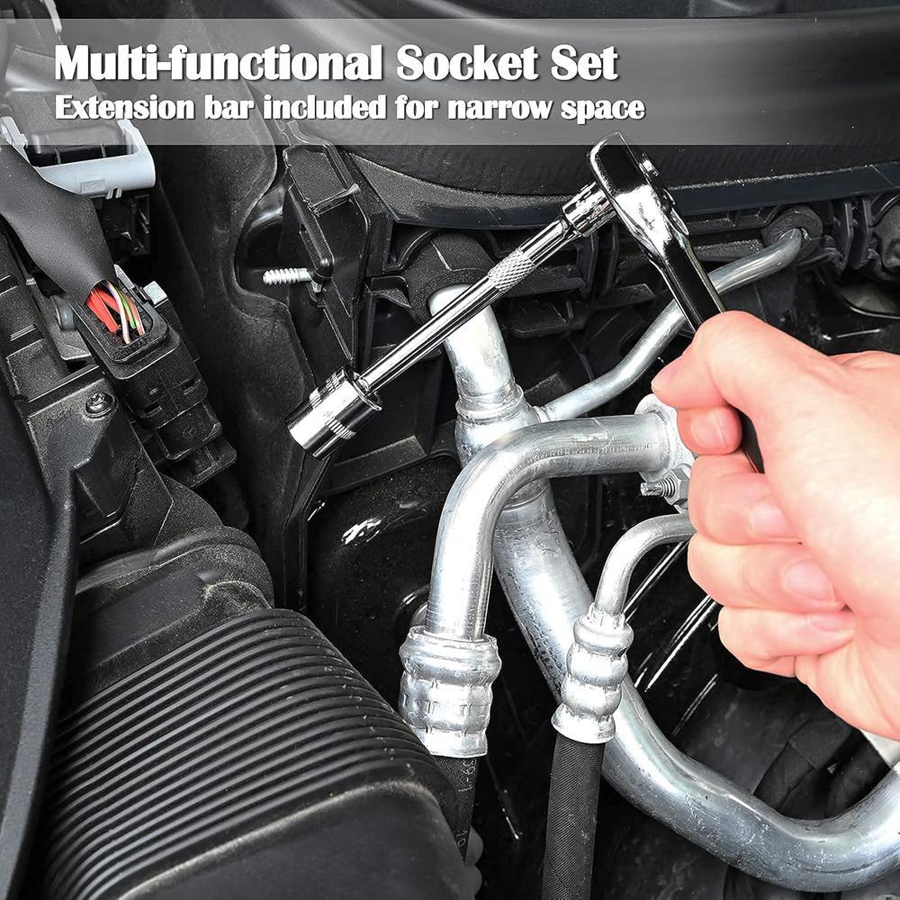 46-Piece Mechanic's Tool Set - Black