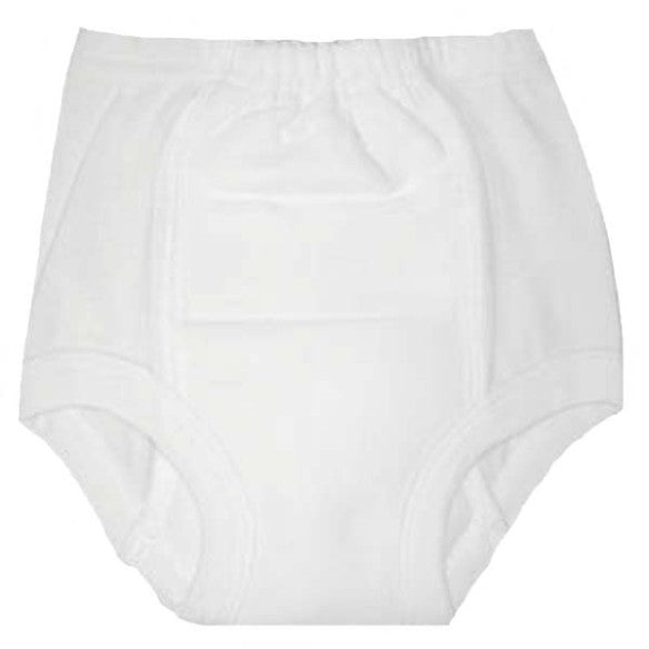 Rib Knit White Training Pants 2-Pack