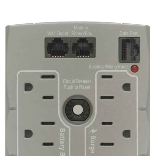 APC® 6-AC Outlet and RJ11/Telco 350-VA/210-Watt Back-UPS®
