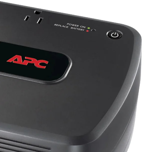 APC® 8-AC Outlet and Data Line 650-VA/390-Watt PC/Gaming/Networking Back-UPS® Battery Backup