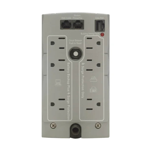 APC® 6-AC Outlet and RJ11/Telco 350-VA/210-Watt Back-UPS®