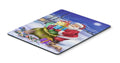 Christmas Santa Claus with Rabbits Mouse Pad, Hot Pad or Trivet