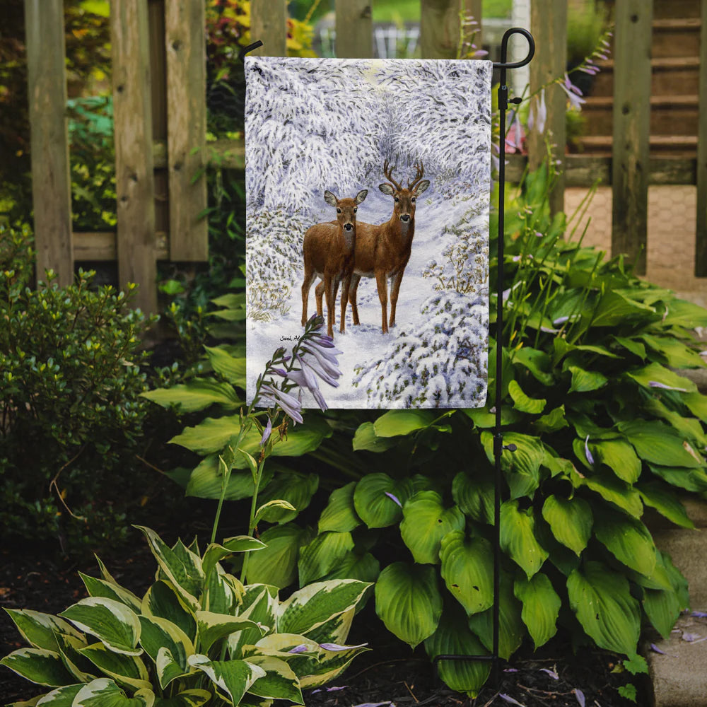 Caroline's Treasures ASA2148GF Two Deer Garden Flag 11.25" x 15.5"