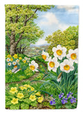 Caroline's Treasures ASAD778GF Spring Flowers by Sarah Adams Garden Flag