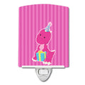 Caroline's Treasures BB8921CNL Dinosaur Pink #2 Ceramic Night 6x4x3 UL-Certified