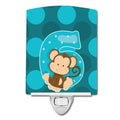 Caroline's Treasures BB9013CNL Zoo Month 6 Monkey Ceramic Night Light UL Listed