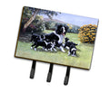 BDBA0257TH68 Border Collie Puppies with Momma Leash or Key Holder