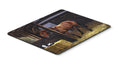 Horse In Stable with Cat Mouse Pad, Hot Pad or Trivet