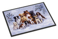 Caroline's Treasures Winter Dogs Doormat 18x27 BDBA316AMAT Indoor Outdoor