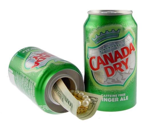 GINGER ALE Can Diversion Safe Hidden Home Secret Compartment Stash