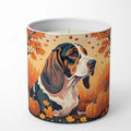 Basset Hound Fall Decorative Soy Candle Nature Soy Wax Essential Oil