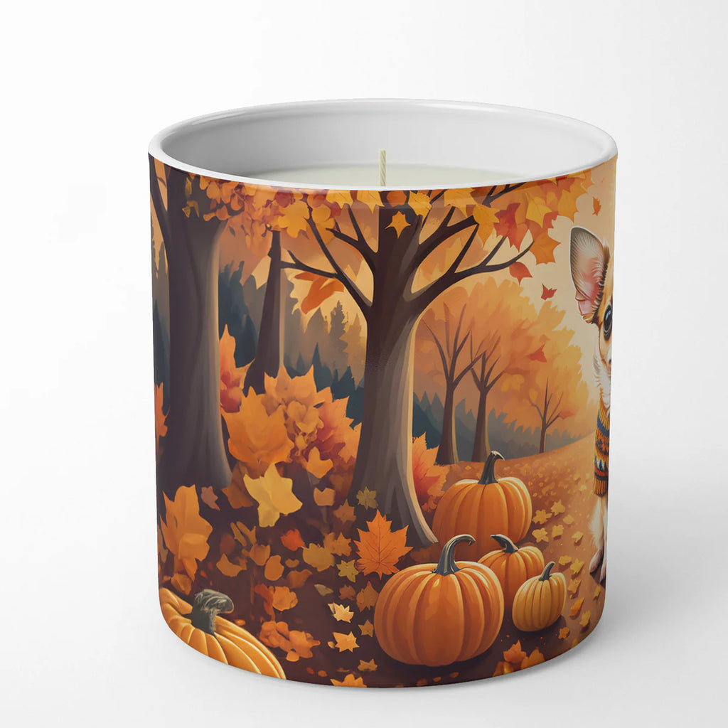 Chihuahua Fall Decorative Soy Candle Nature Soy Wax Essential Oil