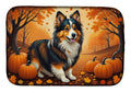 Sheltie Fall Dish Drying Mat