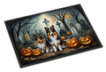 Caroline's Treasures Sheltie Spooky Halloween Doormat DAC2053MAT Indoor Outdoor