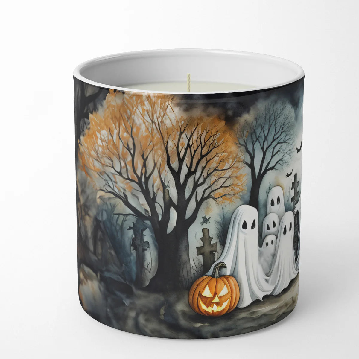 Ghosts Spooky Halloween Decorative Soy Candle Nature Soy Wax Essential Oil