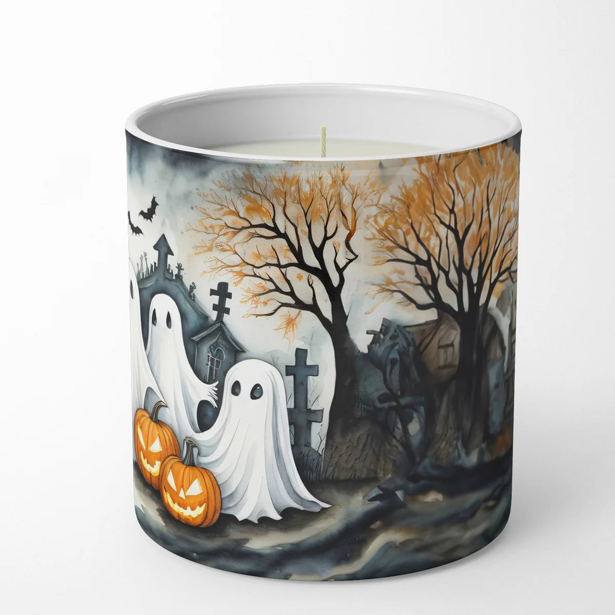 Ghosts Spooky Halloween Decorative Soy Candle Nature Soy Wax Essential Oil