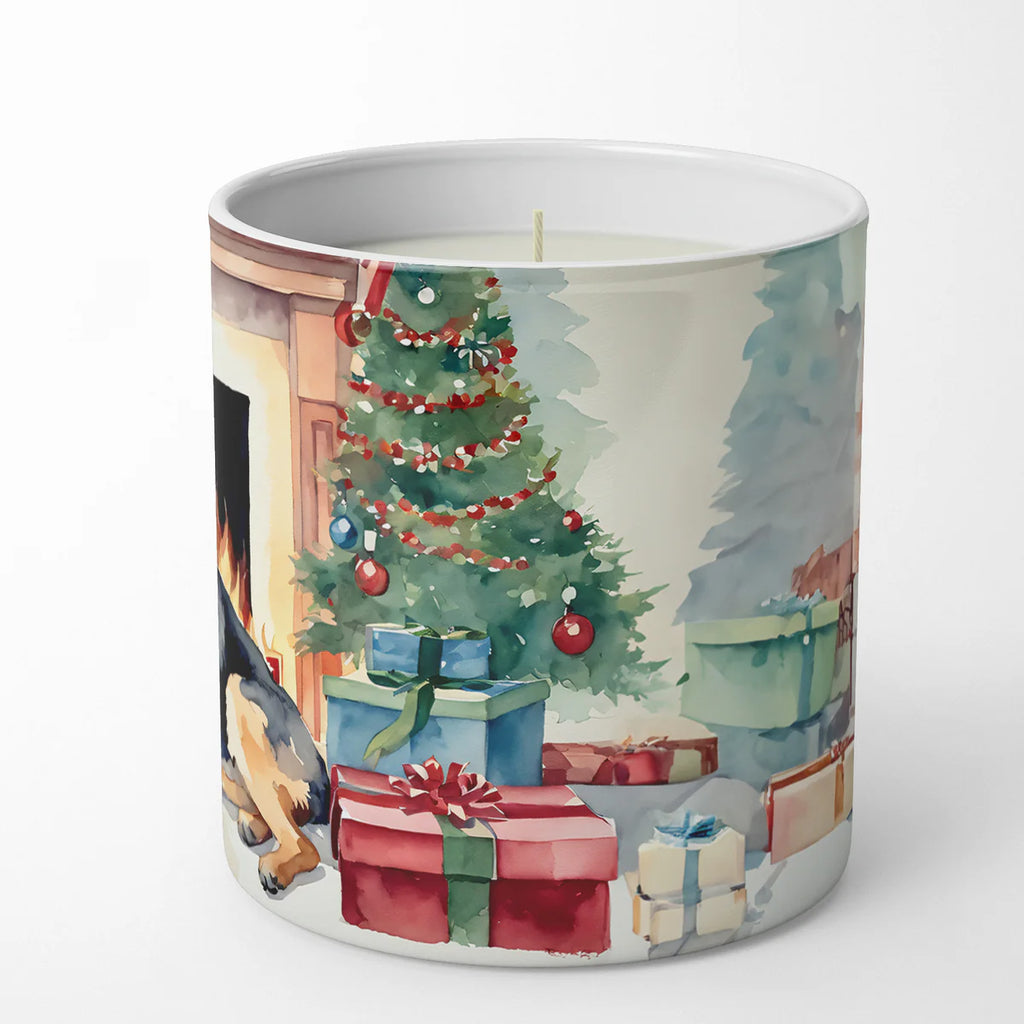German Shepherd Cozy Christmas Decorative Soy Candle Nature Soy Wax Essential Oil