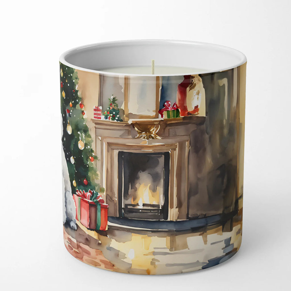 Poodle Cozy Christmas Decorative Soy Candle Nature Soy Wax Essential Oil