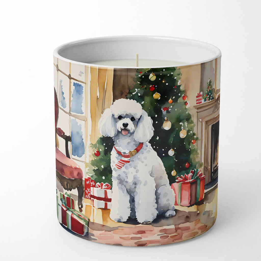 Poodle Cozy Christmas Decorative Soy Candle Nature Soy Wax Essential Oil