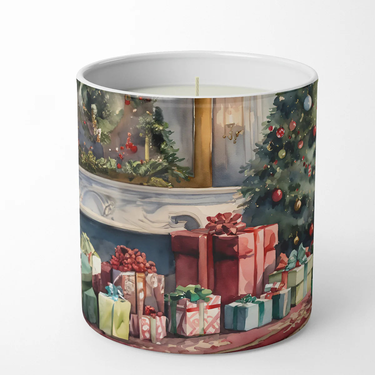 Poodle Cozy Christmas Decorative Soy Candle Nature Soy Wax Essential Oil