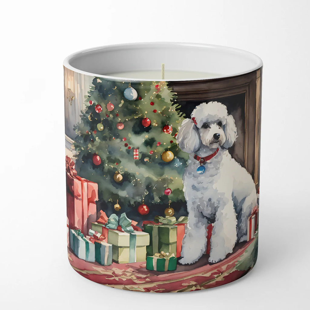Poodle Cozy Christmas Decorative Soy Candle Nature Soy Wax Essential Oil