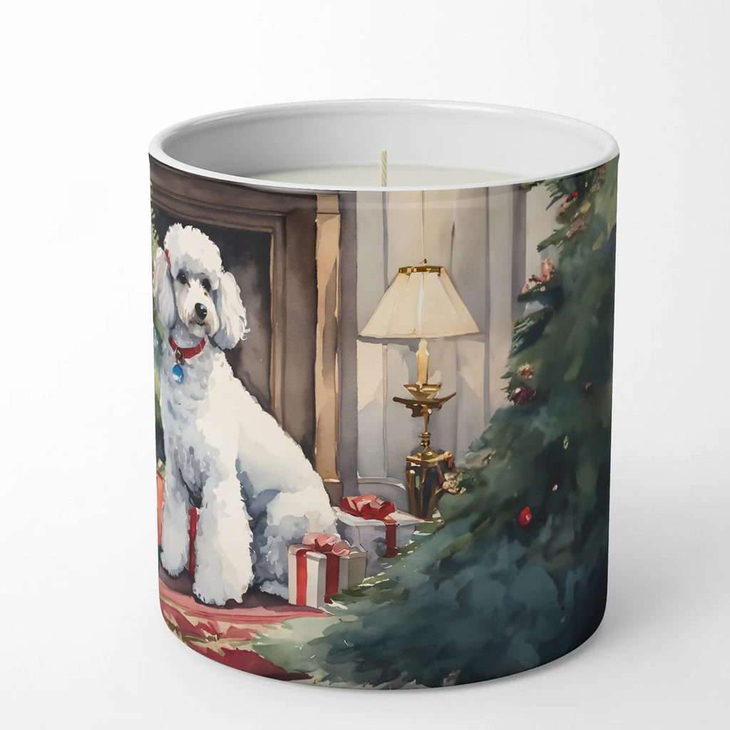 Poodle Cozy Christmas Decorative Soy Candle Nature Soy Wax Essential Oil