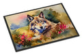 Caroline's Treasures DAC3003MAT Wolves Wolf Doormat Indoor Outdoor Rug 18x27