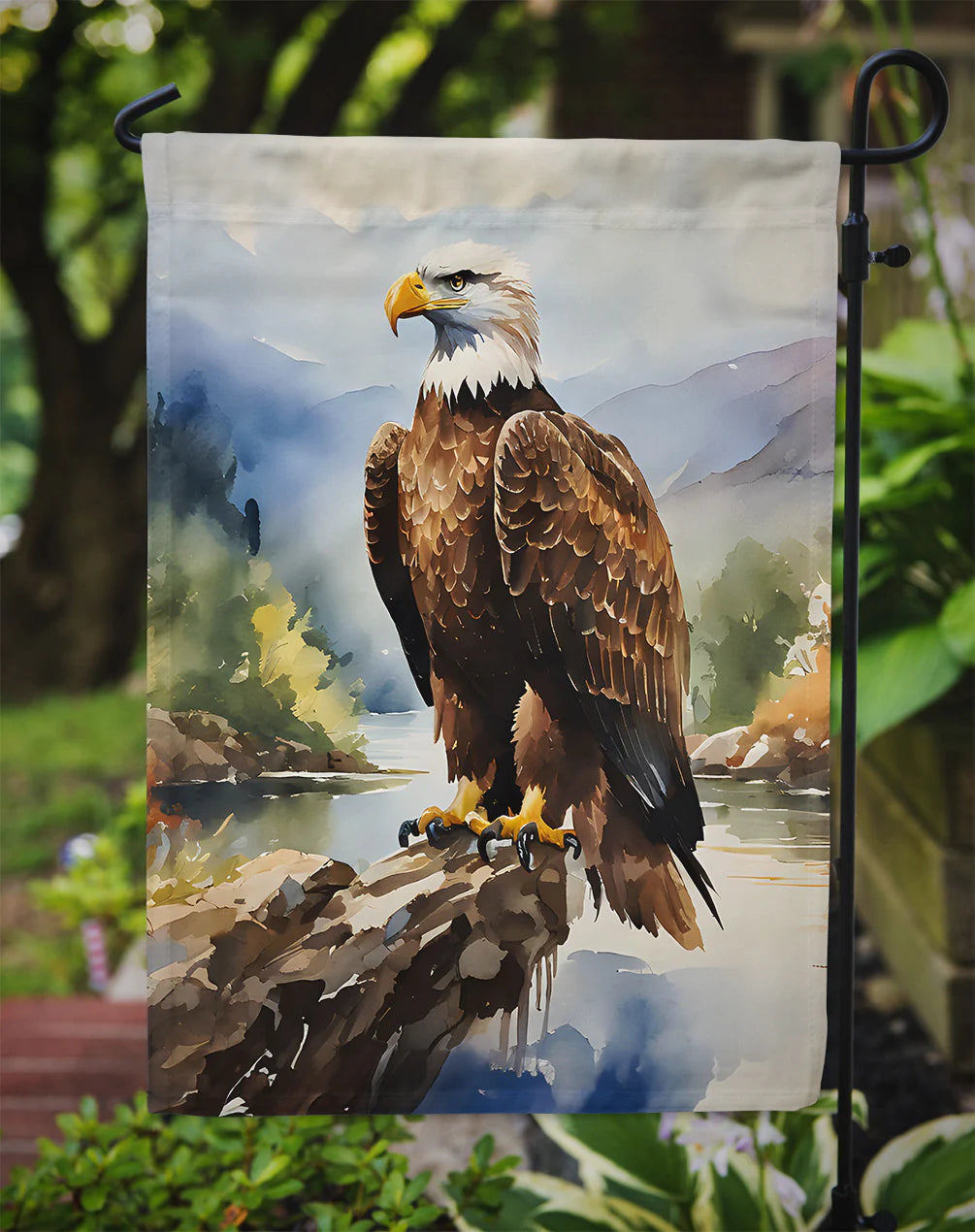 Caroline's Treasures DAC3211GF Eagle Garden Flag 11.25" x 15.5"