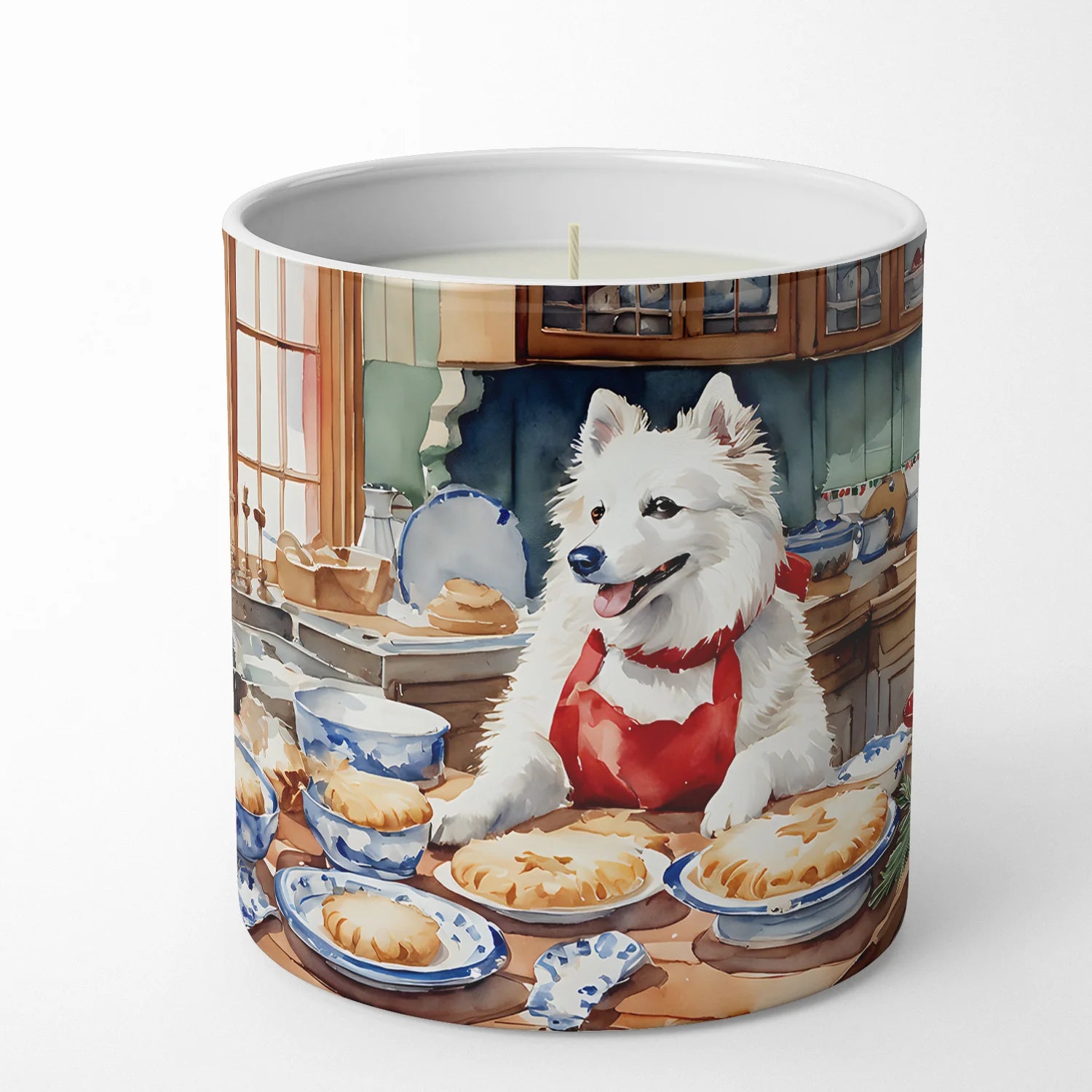 American Eskimo Christmas Cookies Decorative Soy Candle Nature Soy Wax Essential Oil