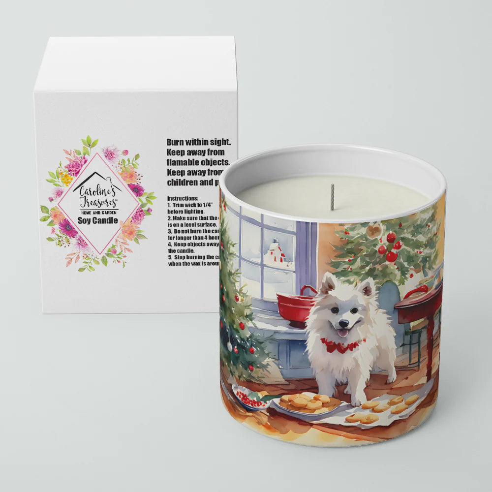 American Eskimo Christmas Cookies Decorative Soy Candle Nature Soy Wax Essential Oil