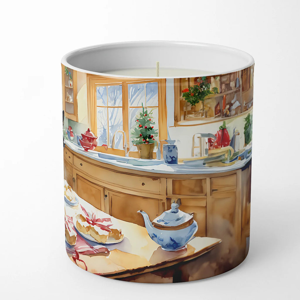 German Shepherd Christmas Cookies Decorative Soy Candle Nature Soy Wax Essential Oil