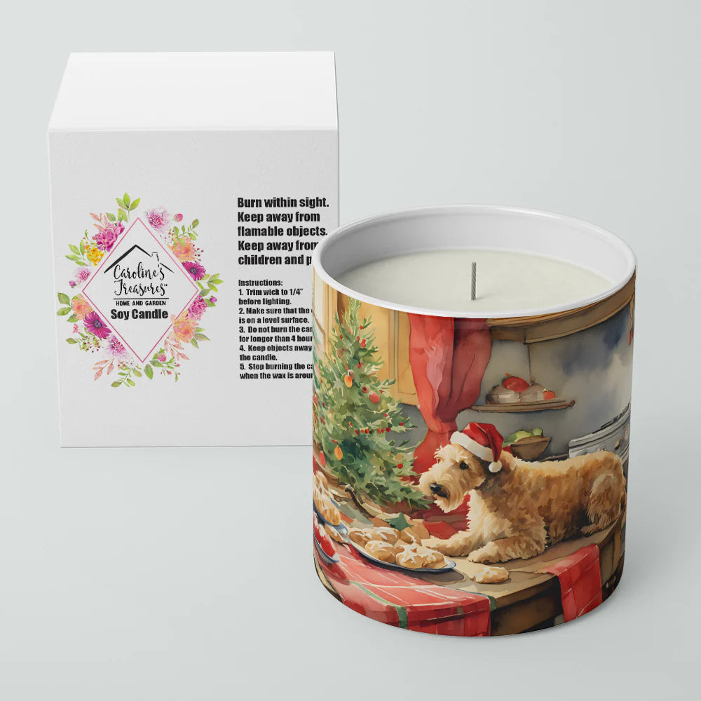 Lakeland Terrier Christmas Cookies Decorative Soy Candle Nature Soy Wax Essential Oil