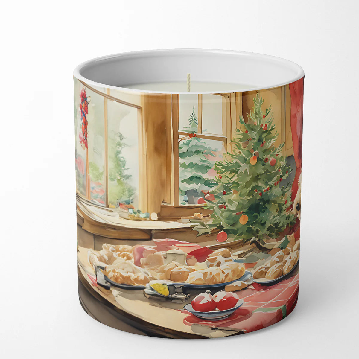 Lakeland Terrier Christmas Cookies Decorative Soy Candle Nature Soy Wax Essential Oil
