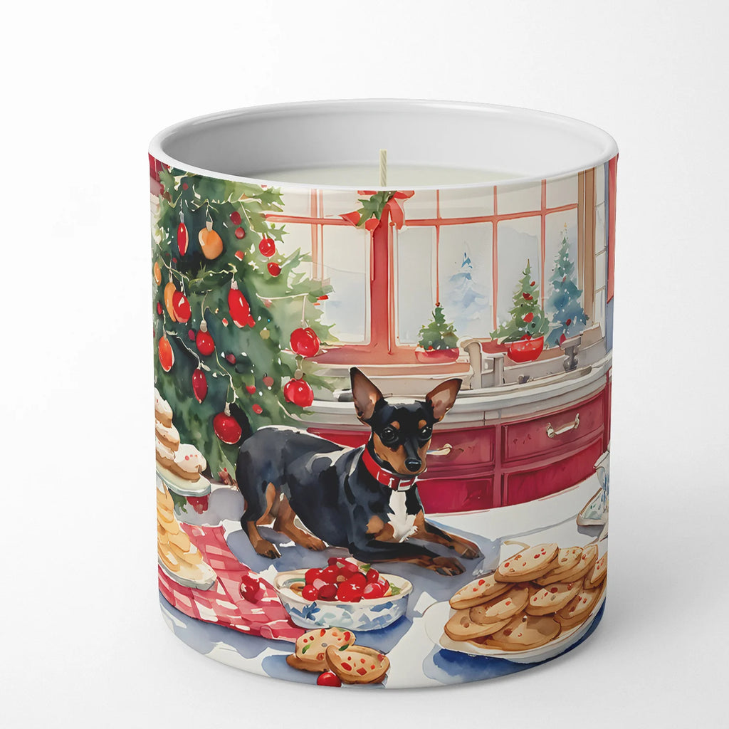 Miniature Pinscher Christmas Cookies Decorative Soy Candle Nature Soy Wax Essential Oil