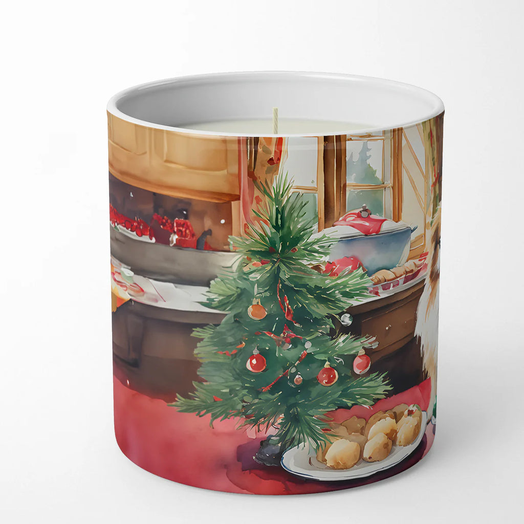 Pekingese Christmas Cookies Decorative Soy Candle Nature Soy Wax Essential Oil