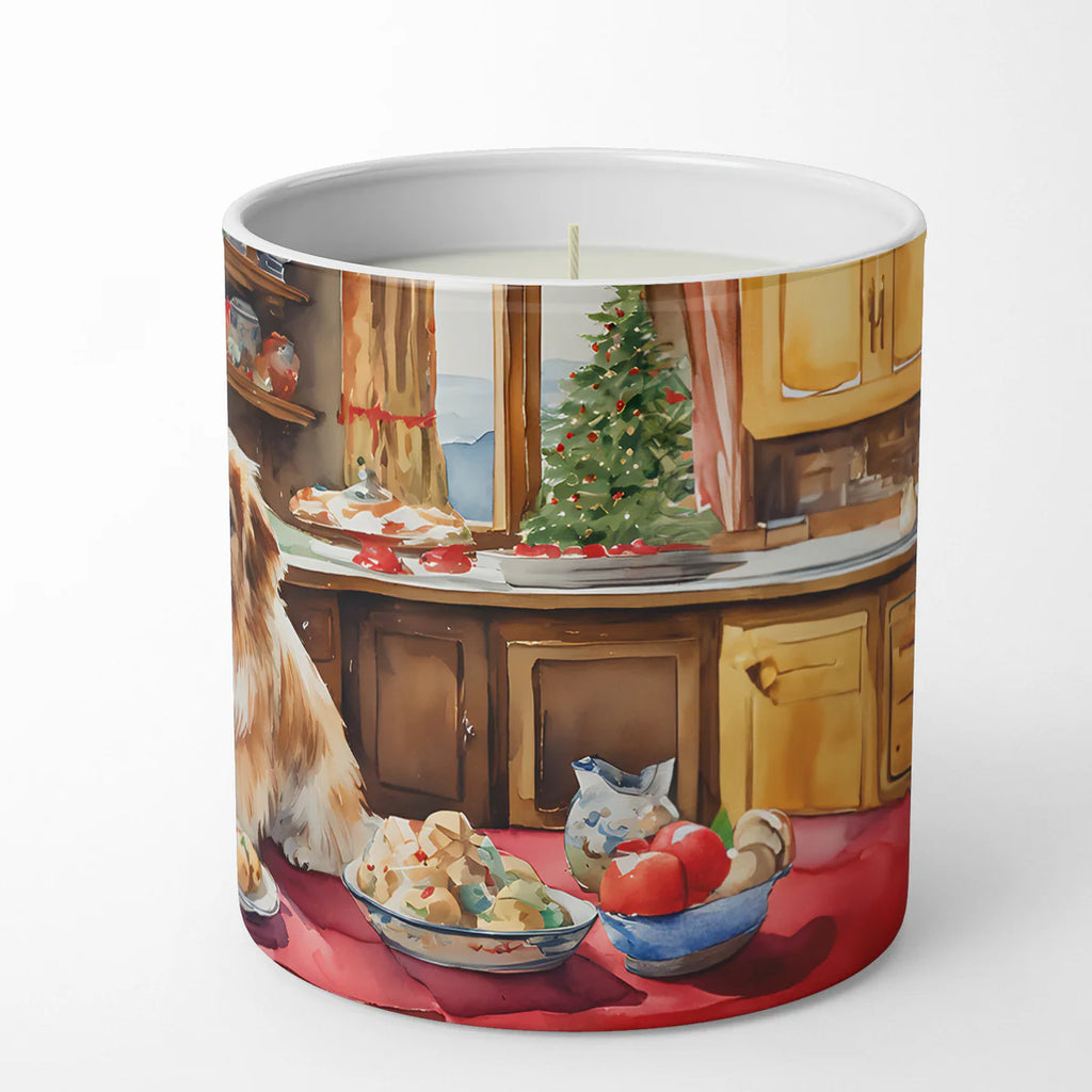 Pekingese Christmas Cookies Decorative Soy Candle Nature Soy Wax Essential Oil