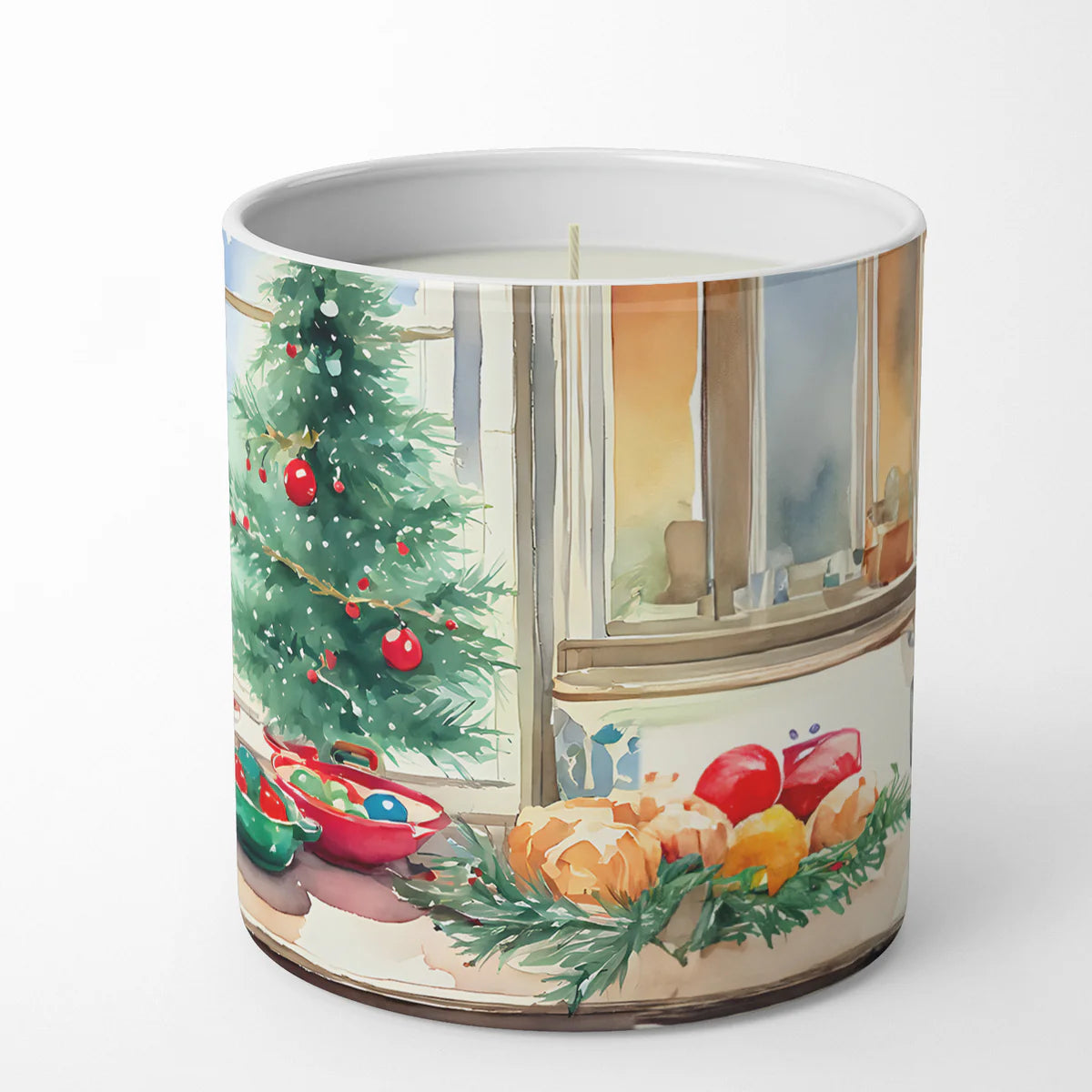 Pomeranian Christmas Cookies Decorative Soy Candle Nature Soy Wax Essential Oil