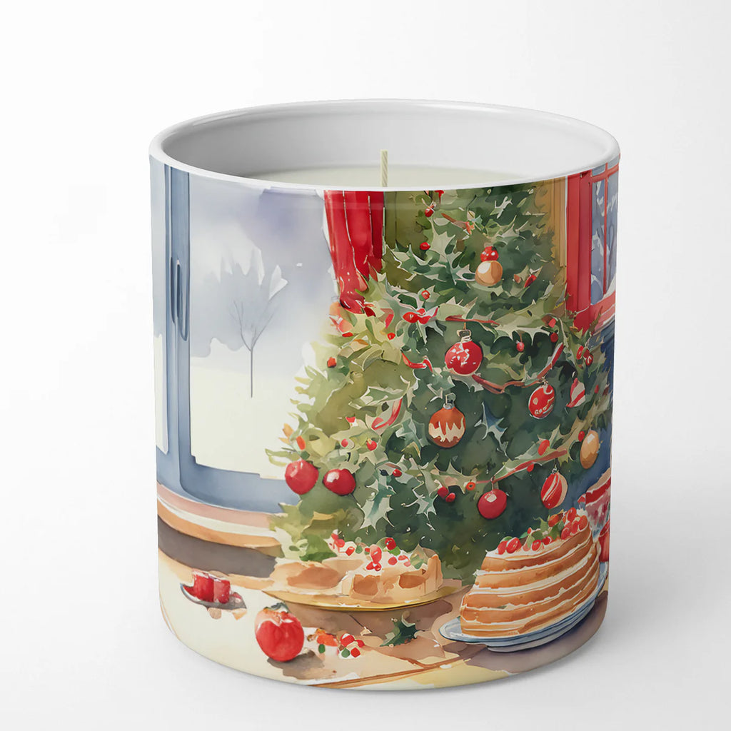 Pomeranian Christmas Cookies Decorative Soy Candle Nature Soy Wax Essential Oil