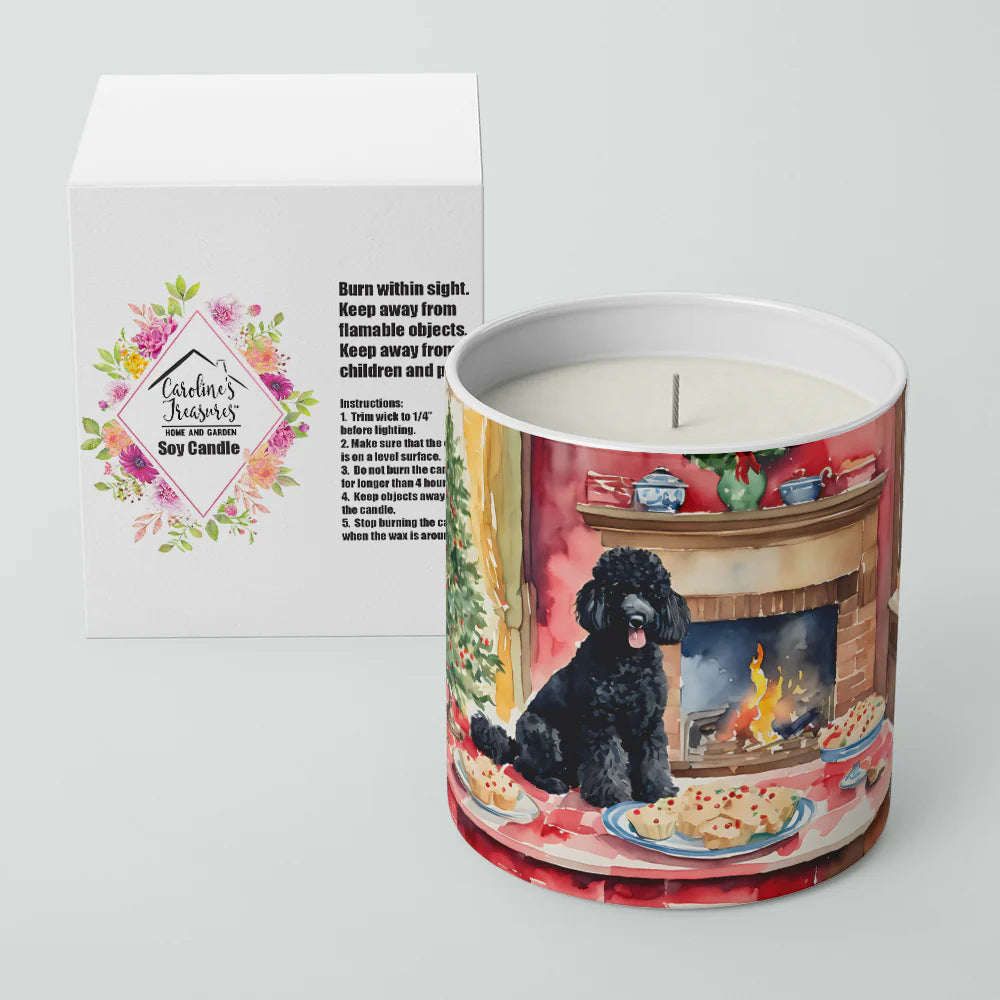 Poodle Christmas Cookies Decorative Soy Candle Nature Soy Wax Essential Oil