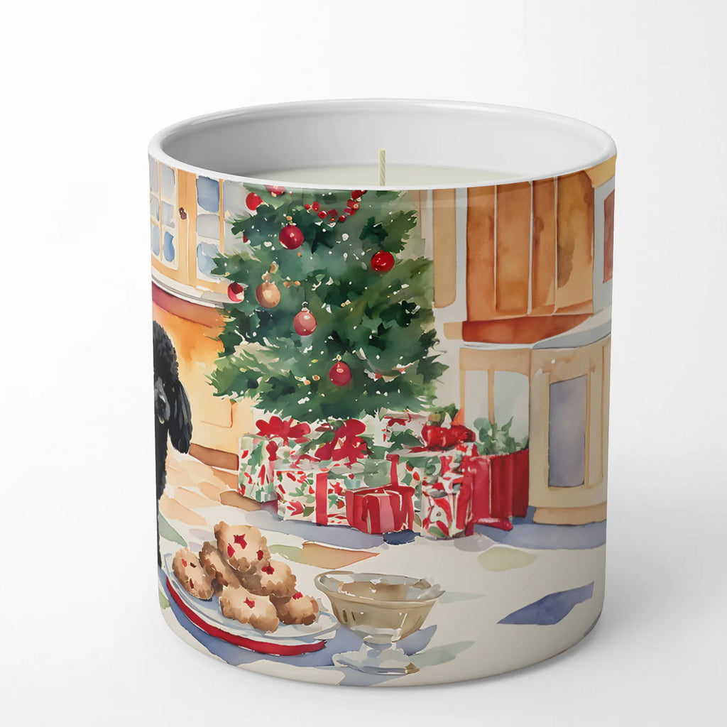 Poodle Christmas Cookies Decorative Soy Candle Nature Soy Wax Essential Oil