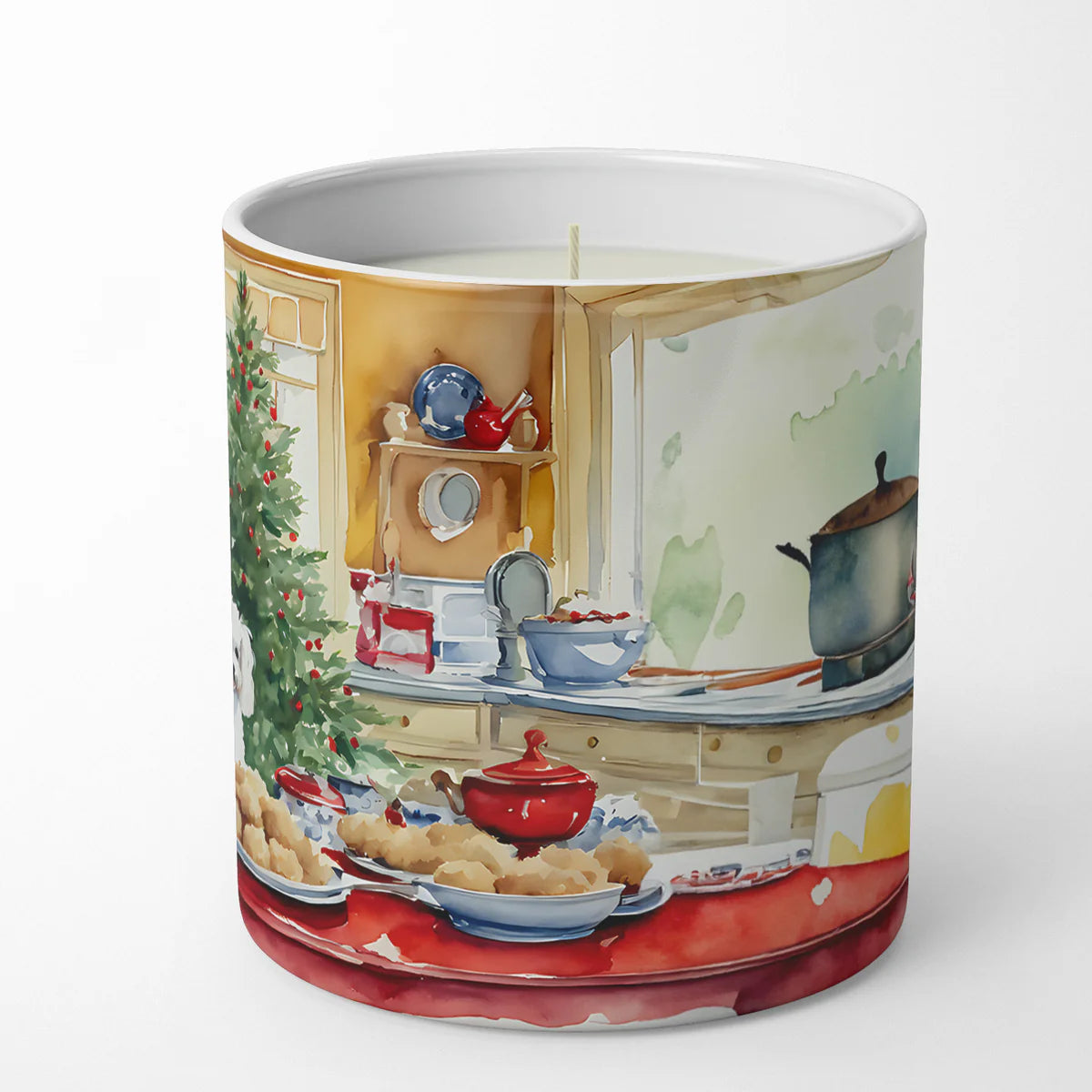Poodle Christmas Cookies Decorative Soy Candle Nature Soy Wax Essential Oil