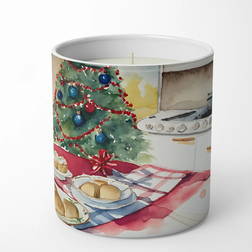 Pug Christmas Cookies Decorative Soy Candle Nature Soy Wax Essential Oil