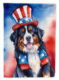 Bernese Mountain Dog Patriotic American Garden Flag 11.25" x 15.5" DAC5658GF