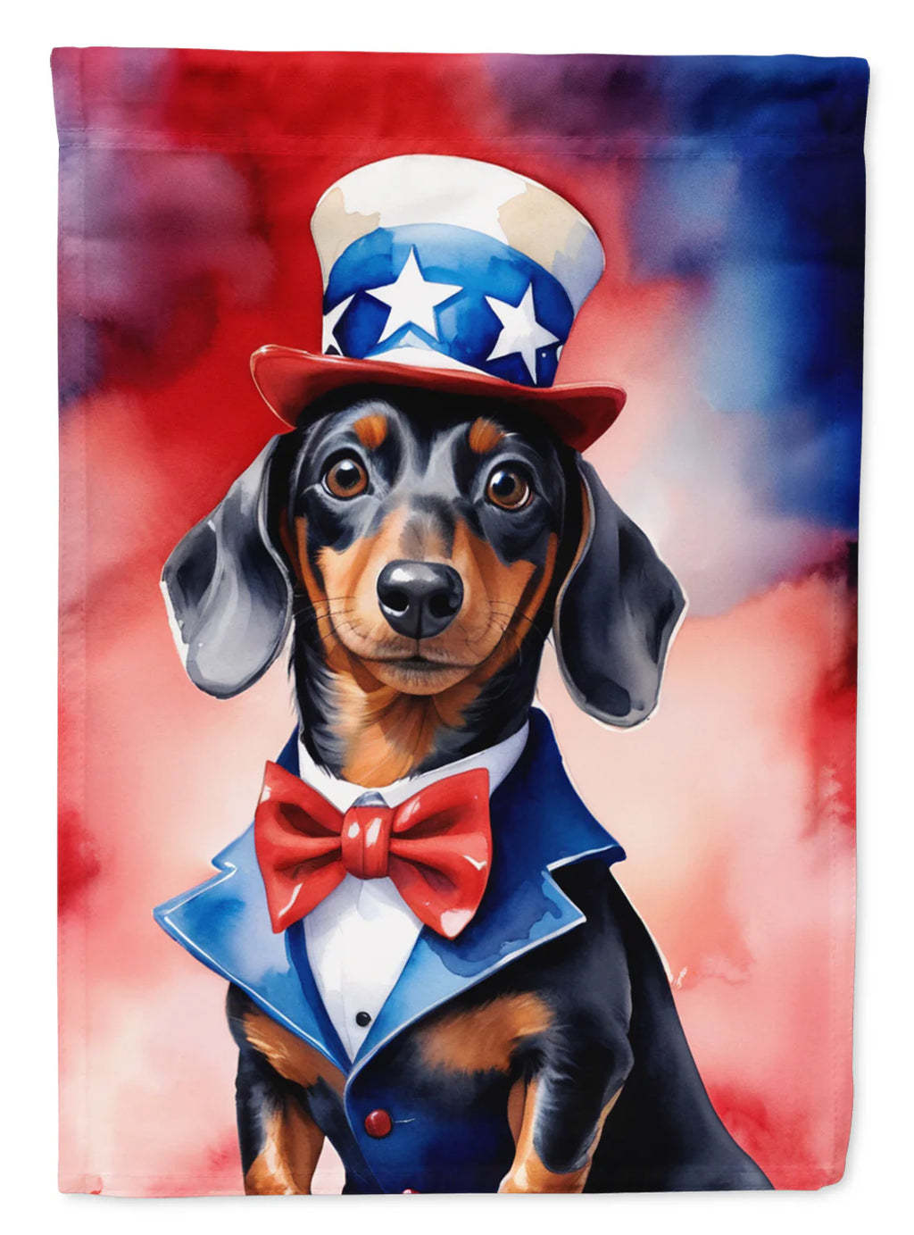 Dachshund Patriotic American Garden Flag 11.25" x 15.5" DAC5698GF-DS