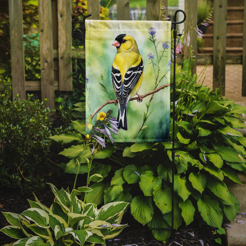 Caroline's Treasures American Goldfinch Garden Flag DAC7435GF 11.25" x 15.5"