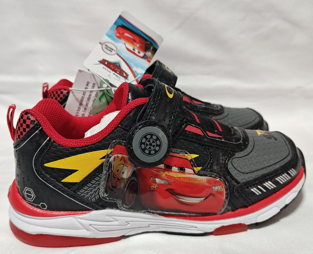 Disney Cars Boys Hook and Loop Light Up Fashion Sneakers Lightning CH91733A