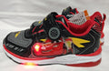 Disney Cars Boys Hook and Loop Light Up Fashion Sneakers Lightning CH91733A