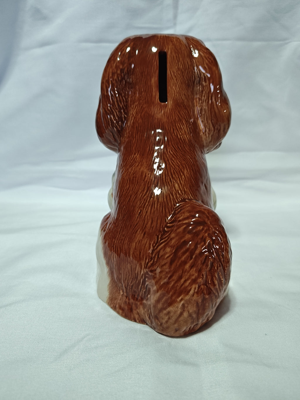 Cavalier King Charles Spaniel Hand Painted Ceramic Bank 8" Tall