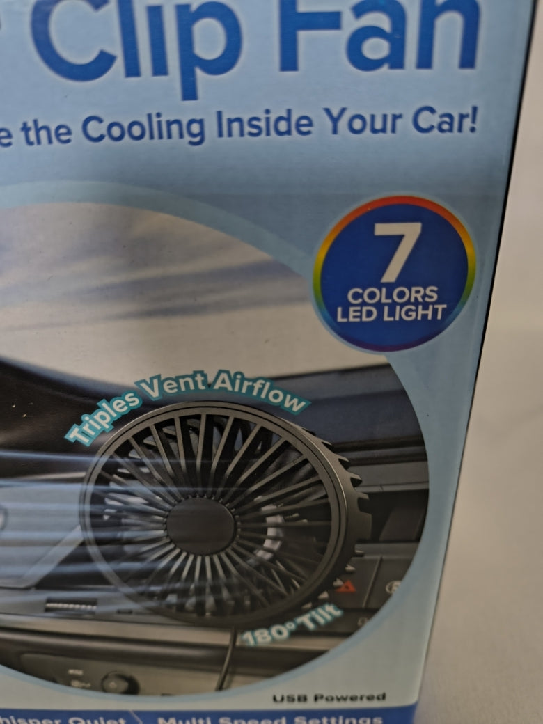 Breeze It Car Clip Fan