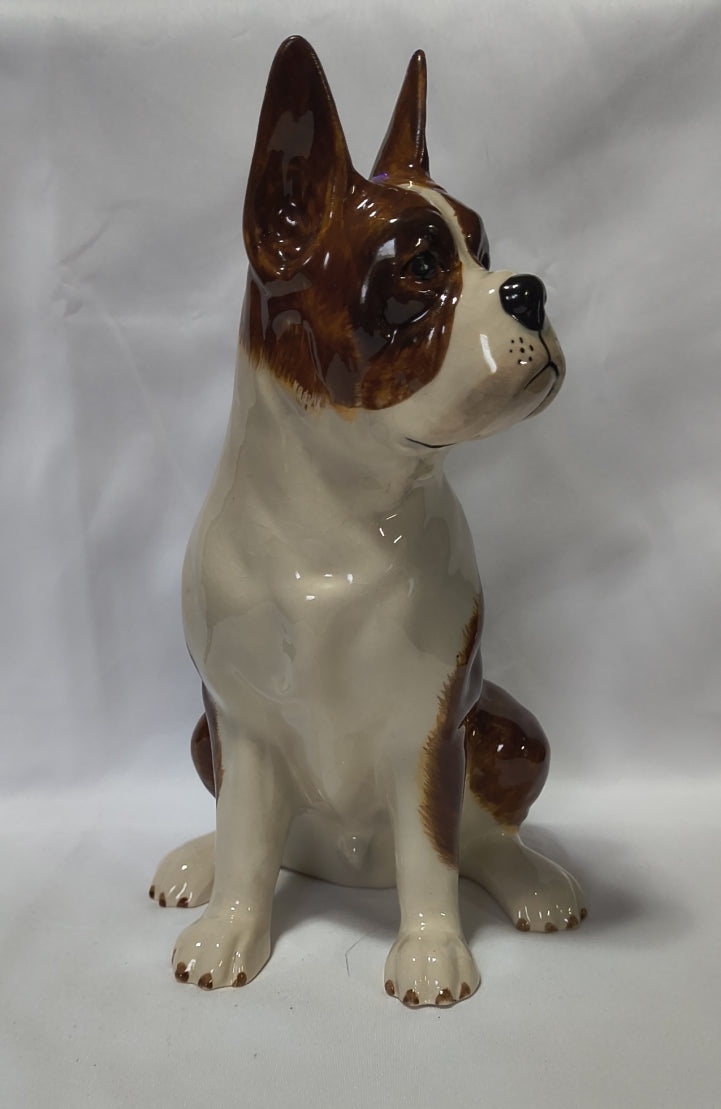 Hand-Painted Ceramic Boxer Bank